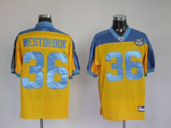 Eagles Brian Westbrook #36 Stitched Yellow 75th Anniversary NFL Jersey