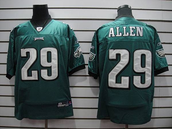 Eagles #29 Nathaniel Allen Green Stitched NFL Jersey