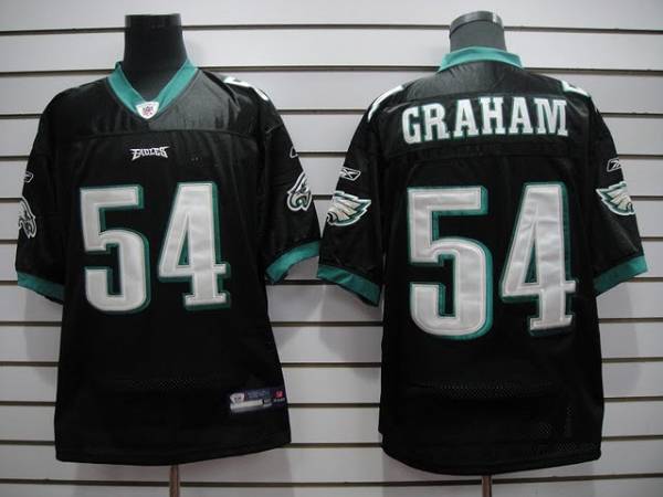 Eagles #54 Brandon Graham Black Stitched NFL Jersey