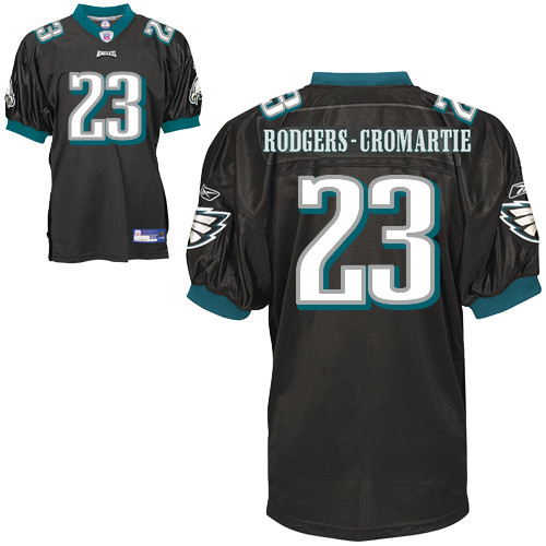 Eagles #23 Rodgers Cromartie Black Stitched NFL Jersey