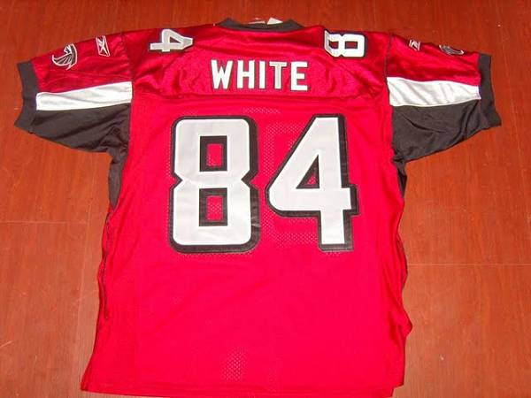 Falcons #84 Roddy White Red Stitched NFL Jersey