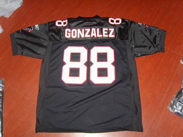 Falcons #88 Tony Gonzalez Black Stitched NFL Jersey
