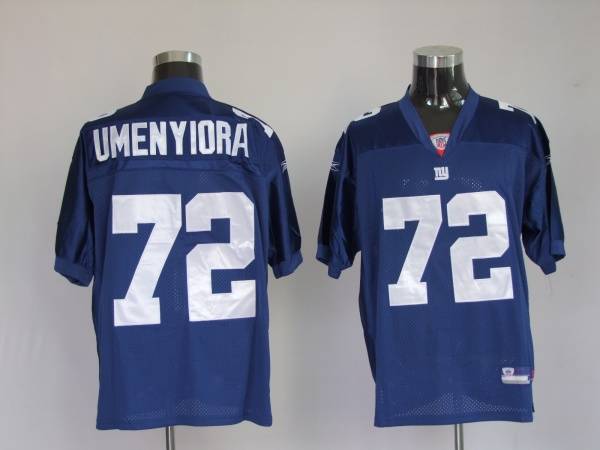 Giants #72 Osi Umenyiora Stitched Blue NFL Jersey