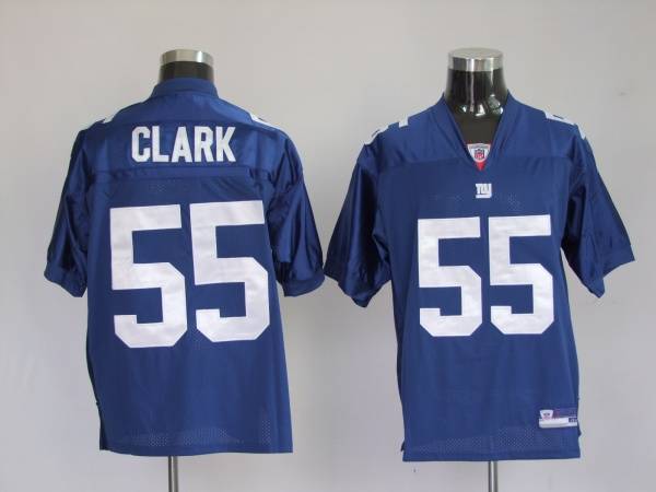 Giants #55 Danny Clark Stitched Blue NFL Jersey