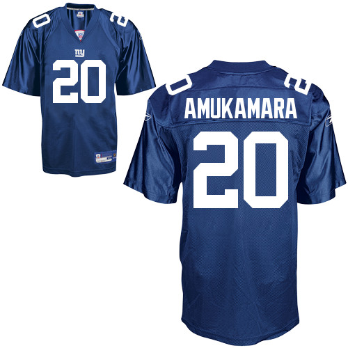 Giants #20 Prince Amukamara Blue Stitched NFL Jersey