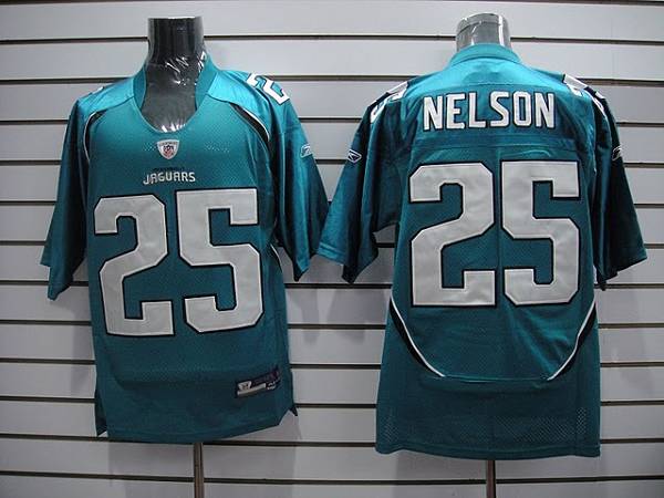 Jaguars Reggie Nelson #25 Green Stitched Team Color NFL Jersey