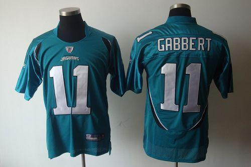 Jaguars Blaine Gabbert #11 Green Stitched NFL Jersey