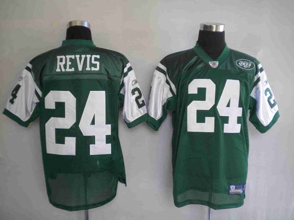 Jets #24 Darrelle Revis Stitched Green NFL Jersey