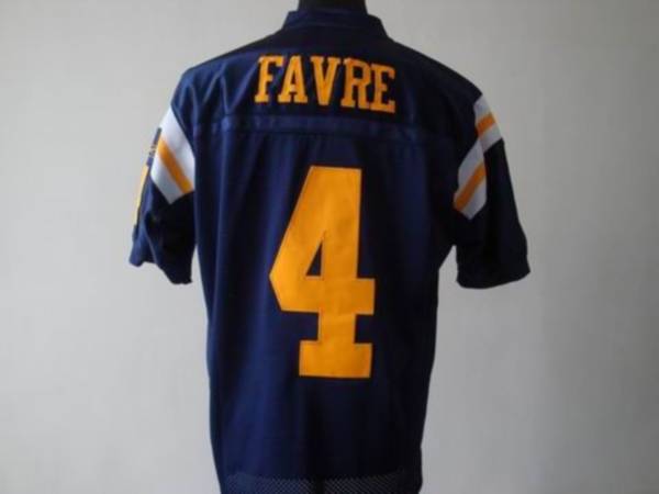 Jets Brett Favre #4 Stitched Blue NFL Jersey
