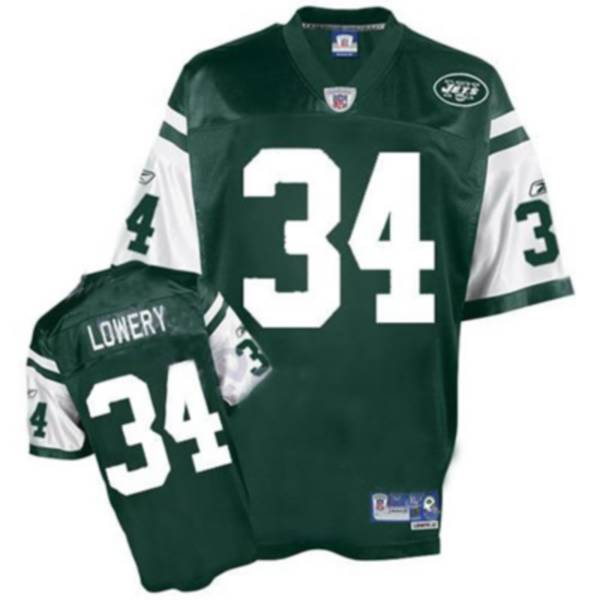 Jets Dwight Lowery #34 Stitched Green NFL Jersey