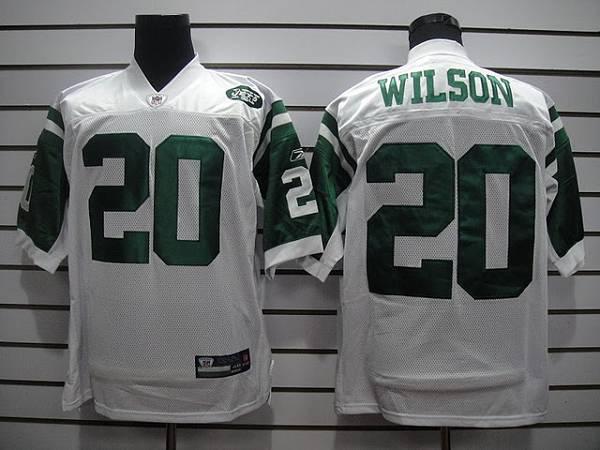 Jets #20 Kyle Wilson White Stitched NFL Jersey