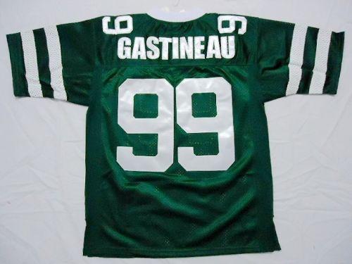 Mitchell And Ness Jets #99 Mark Gastineau Green Stitched Throwback NFL Jersey