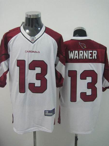 Cardinals #13 Kurt Warner White Stitched NFL Jersey