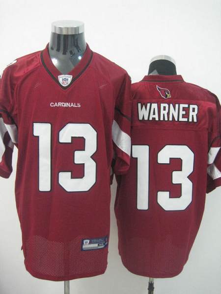 Cardinals #13 Kurt Warner Red Stitched NFL Jersey