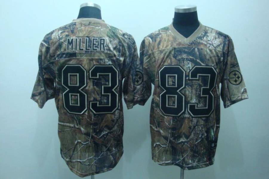 Steelers #83 Heath Miller Camouflage Realtree Stitched NFL Jersey