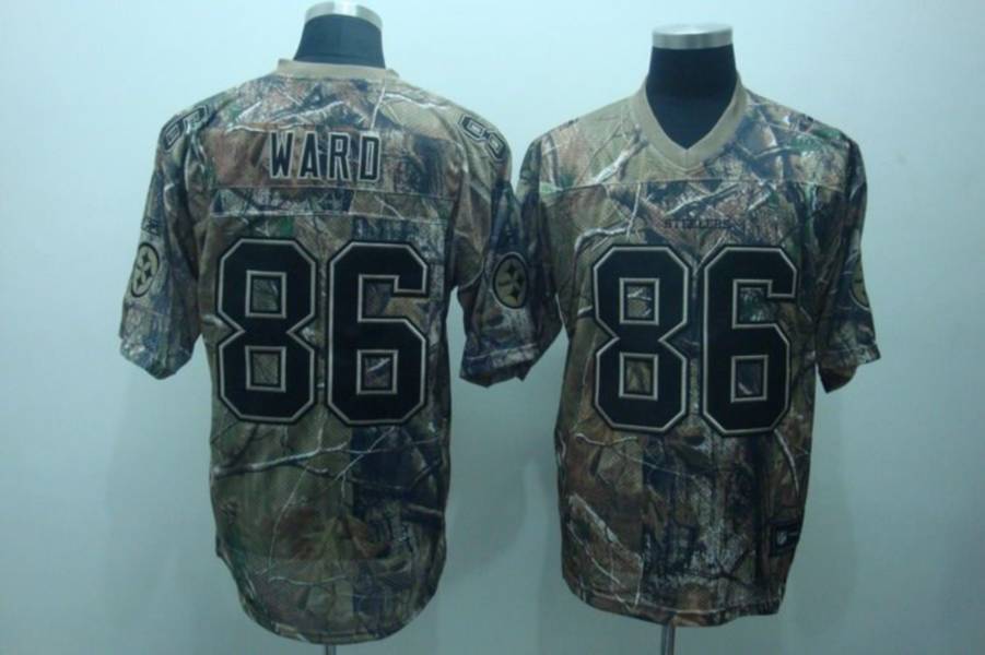 Steelers #86 Hines Ward Camouflage Realtree Stitched NFL Jersey