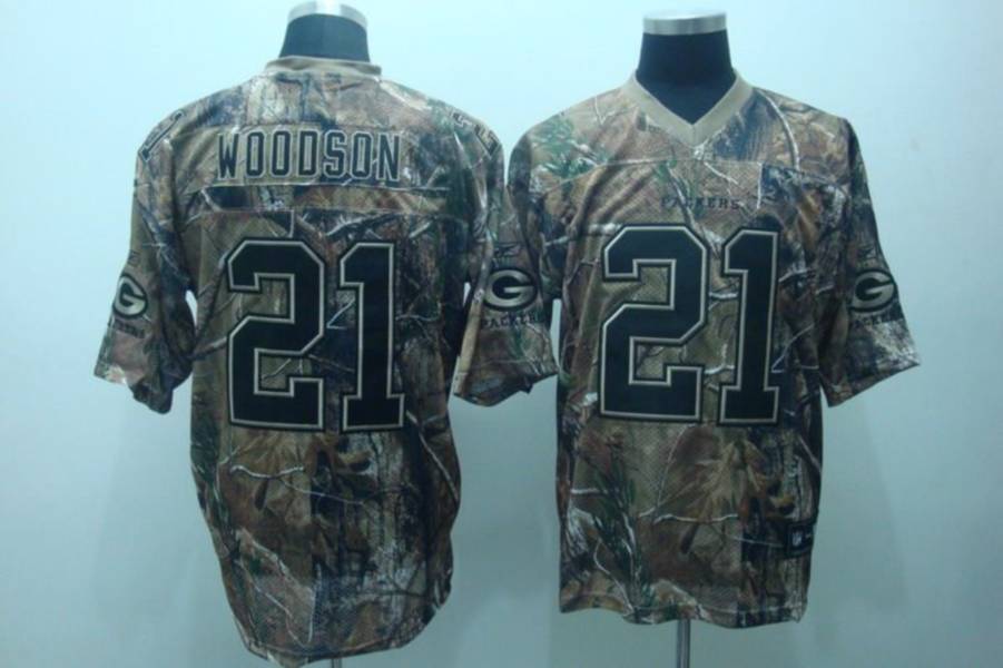 Packers #21 Charles Woodson Camouflage Realtree Stitched NFL Jersey