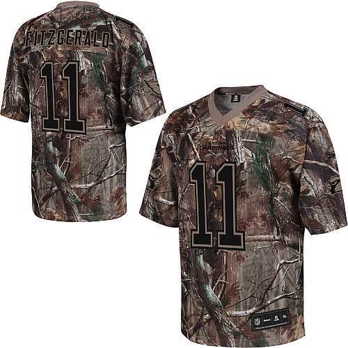 Cardinals #11 Larry Fitzgerald Camouflage Realtree Stitched NFL Jersey