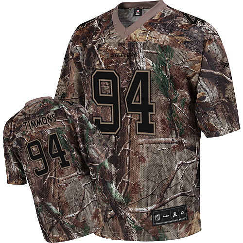 Steelers #94 Lawrence Timmons Camouflage Realtree Stitched NFL Jersey