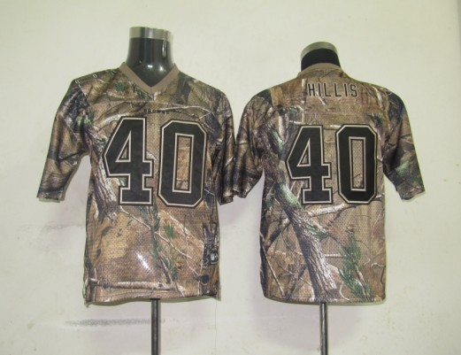 Browns #40 Peyton Hilli Camouflage Realtree Stitched NFL Jersey