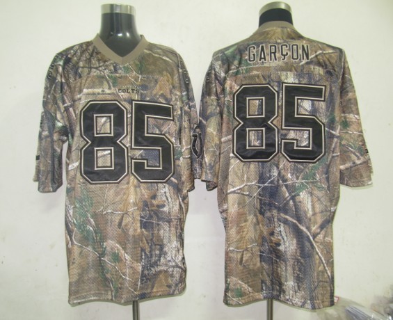 Colts #85 Pierre Garcon Camouflage Realtree Stitched NFL Jersey