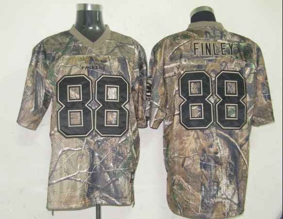 Packers 88# Jermichael Finley Camouflage Realtree Stitched NFL Jersey