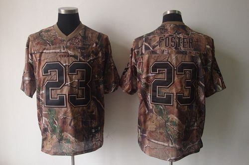 Texans #23 Arian Foster Camouflage Realtree Stitched NFL Jersey