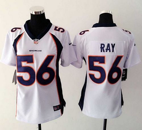  Broncos #56 Shane Ray White Women's Stitched NFL New Elite Jersey
