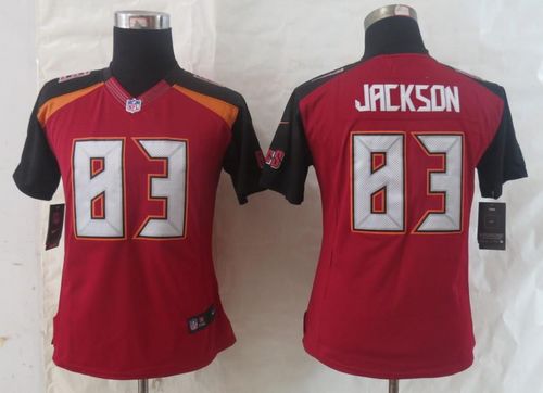  Buccaneers #83 Vincent Jackson Red Team Color Women's Stitched NFL New Limited Jersey
