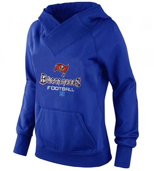 Women's Tampa Bay Buccaneers Big & Tall Critical Victory Pullover Hoodie Blue