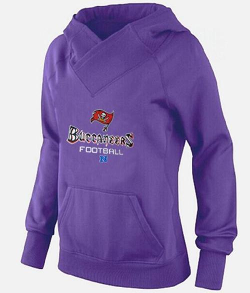 Women's Tampa Bay Buccaneers Big & Tall Critical Victory Pullover Hoodie Purple