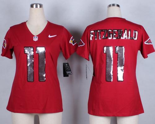 دفتر نوت Real Nike Cardinals #11 Larry Fitzgerald Red Team Color Women's ... دفتر نوت