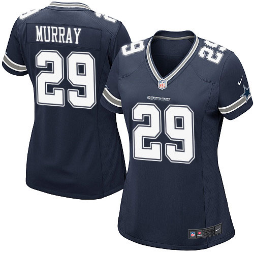  Cowboys #29 DeMarco Murray Navy Blue Team Color Women's Stitched NFL Elite Jersey