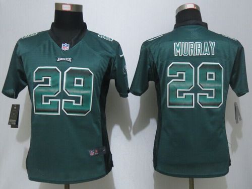  Eagles #29 DeMarco Murray Midnight Green Team Color Women's Stitched NFL Elite Strobe Jersey