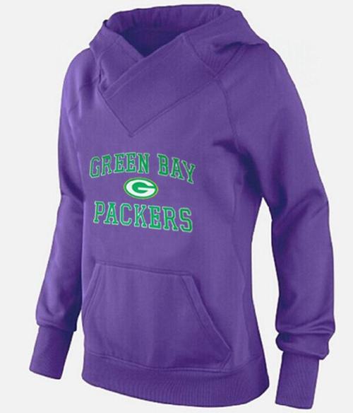 Women's Green Bay Packers Heart & Soul Pullover Hoodie Purple