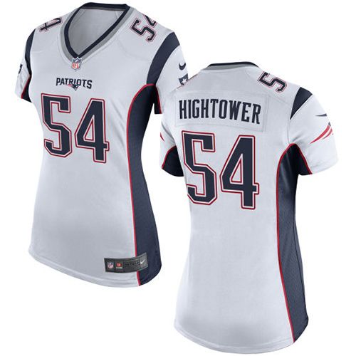  Patriots #54 Dont'a Hightower White Women's Stitched NFL New Elite Jersey