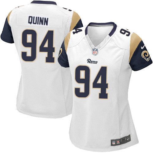  Rams #94 Robert Quinn White Women's Stitched NFL Elite Jersey