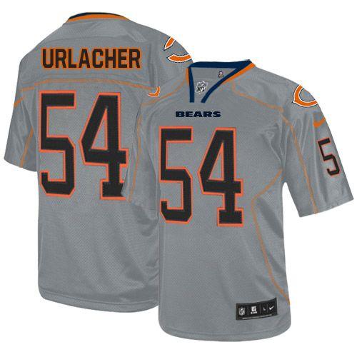  Bears #54 Brian Urlacher Lights Out Grey Youth Stitched NFL Elite Jersey