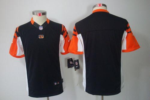 Nike Bengals Blank Black Team Color Youth Stitched NFL Limited ...