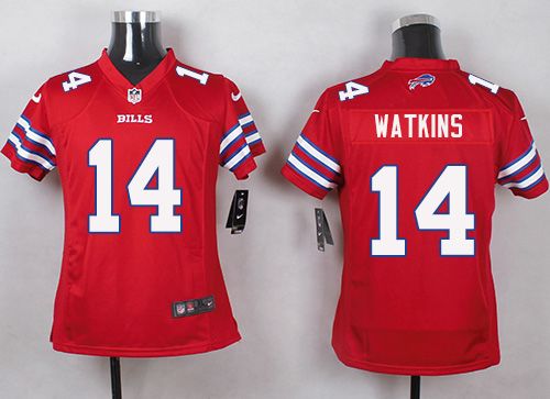  Bills #14 Sammy Watkins Red Youth Stitched NFL Limited Rush Jersey