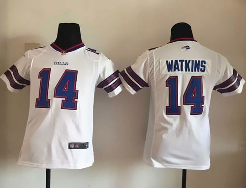  Bills #14 Sammy Watkins White Youth Stitched NFL New Elite Jersey
