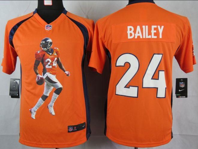 Toddler  Broncos #94 DeMarcus Ware Orange Team Color Stitched NFL Elite Jersey