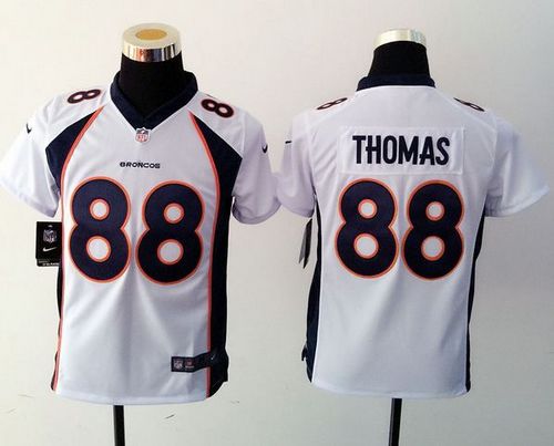  Broncos #88 Demaryius Thomas White Youth Stitched NFL Elite Jersey