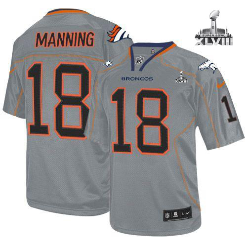 نظارات شمسية نسائية Nike Broncos #18 Peyton Manning Lights Out Grey Super Bowl XLVIII ... نظارات شمسية نسائية