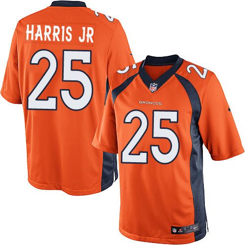  Broncos #25 Chris Harris Jr Orange Team Color Youth Stitched NFL New Elite Jersey