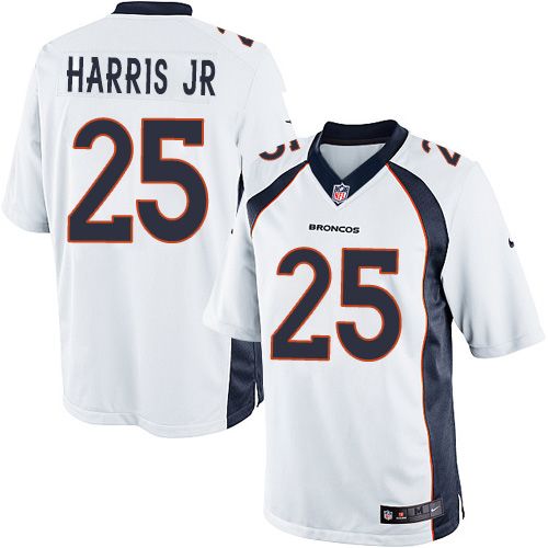  Broncos #25 Chris Harris Jr White Youth Stitched NFL New Elite Jersey