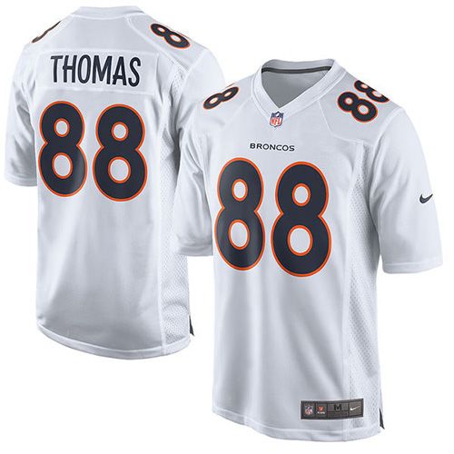 Nike Broncos #88 Demaryius Thomas White Youth Stitched NFL Game ...