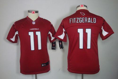  Cardinals #11 Larry Fitzgerald Red Team Color Youth Stitched NFL Limited Jersey