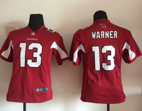  Cardinals #13 Kurt Warner Red Team Color Youth Stitched NFL Elite Jersey