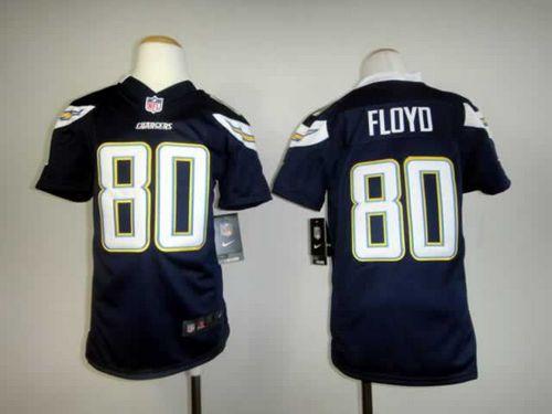  Chargers #80 Malcom Floyd Navy Blue Team Color Youth Stitched NFL Elite Jersey